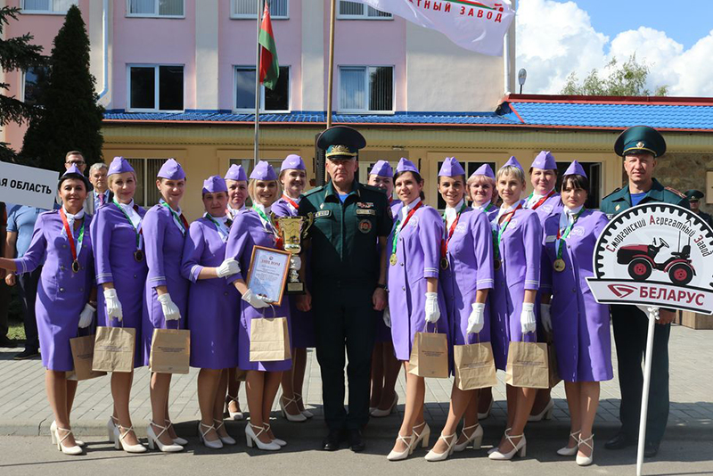Команда Сморгонского агрегатного завода победила в XIII республиканских соревнованиях среди сандружин гражданской обороны - pobed-800